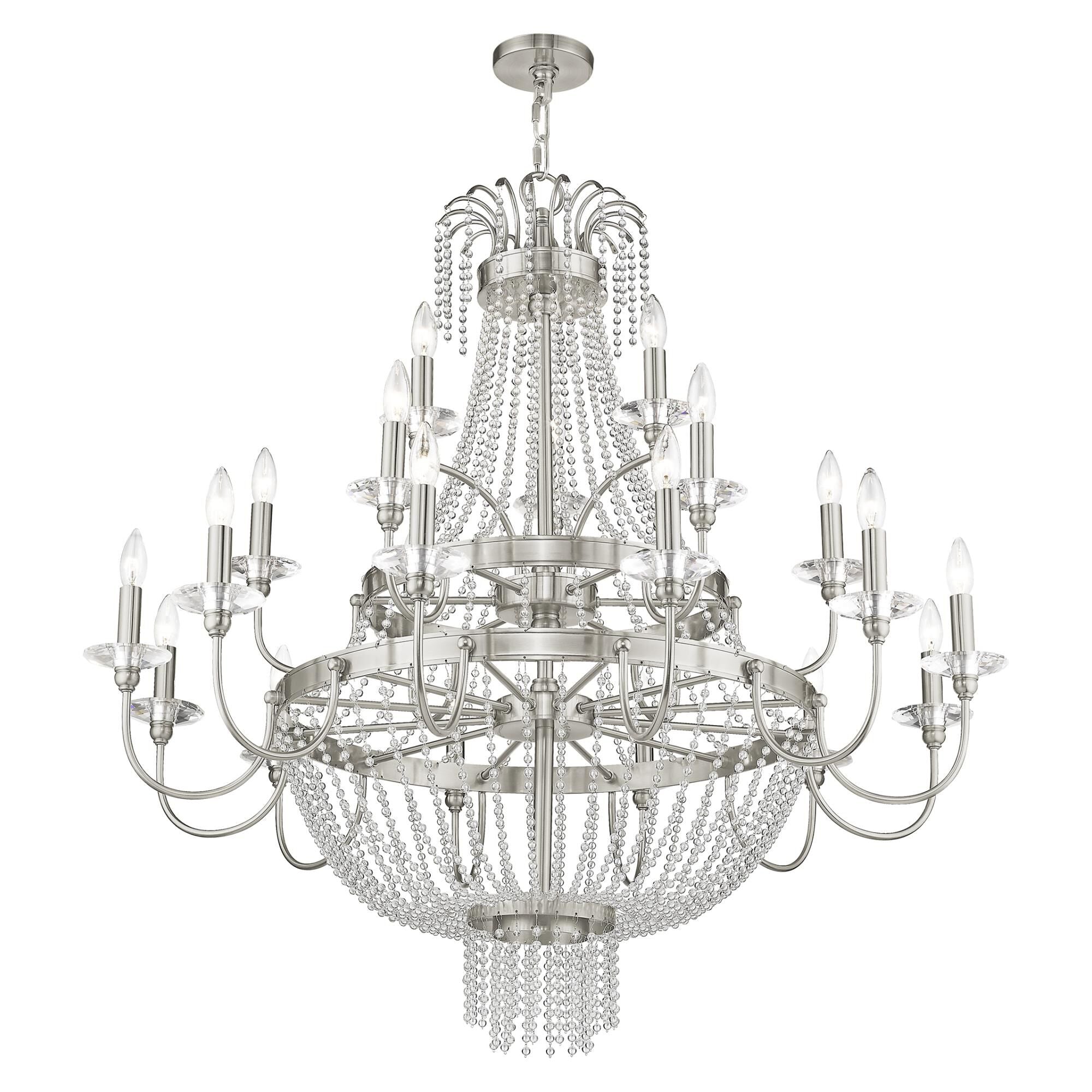 Candle chandelier - Bexley Arc for dining room view 10
