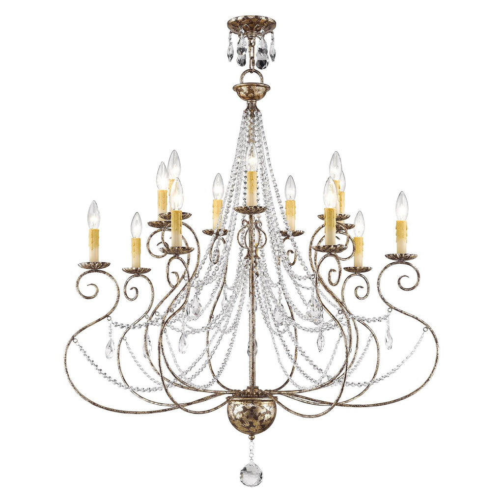 Candle chandelier - Marlow Vale for dining room view 2