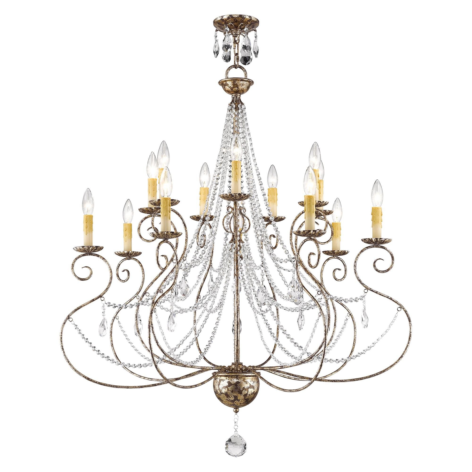 Candle chandelier - Marlow Vale for dining room view 2