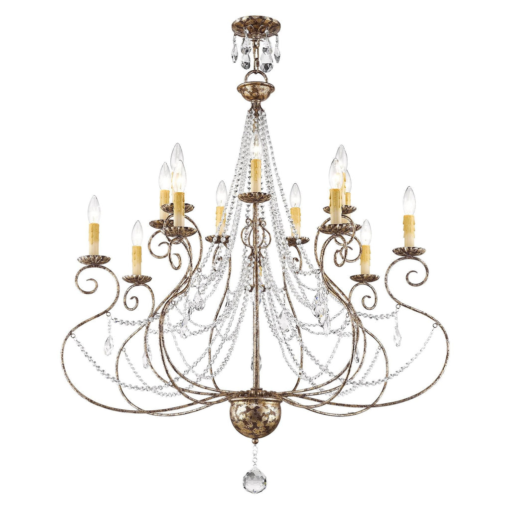 Candle chandelier - Marlow Vale for dining room view 4