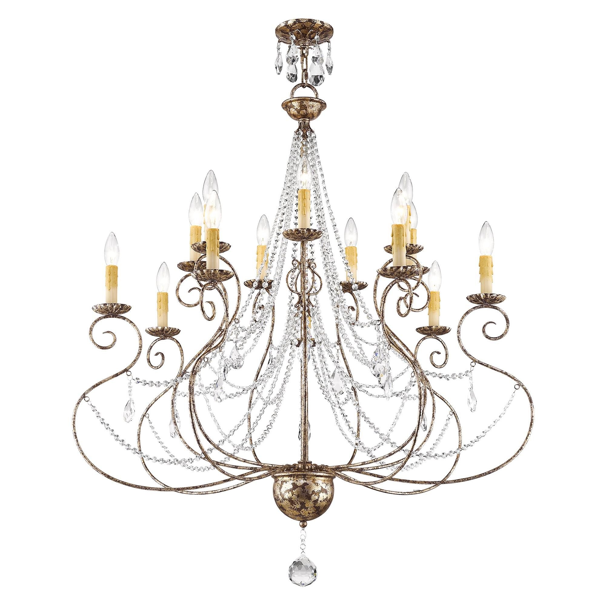 Candle chandelier - Marlow Vale for dining room view 4