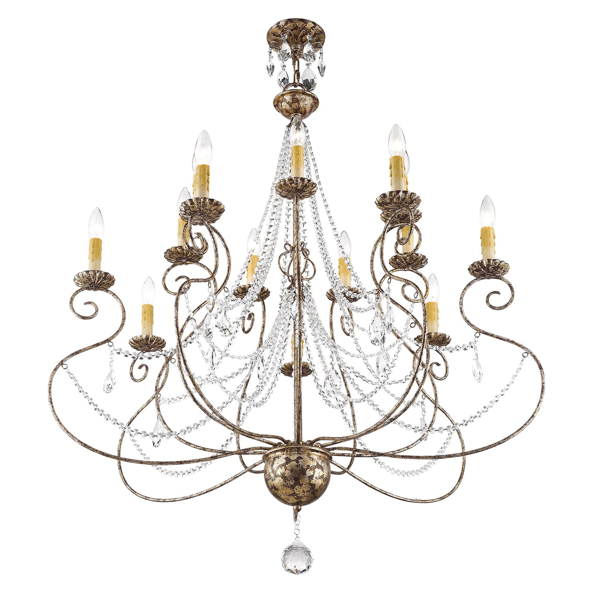 Candle chandelier - Marlow Vale for dining room view 5