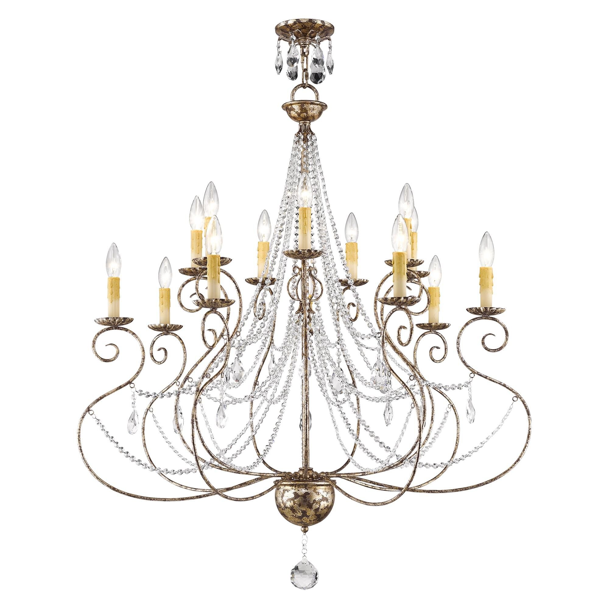 Candle chandelier - Marlow Vale for dining room view 6