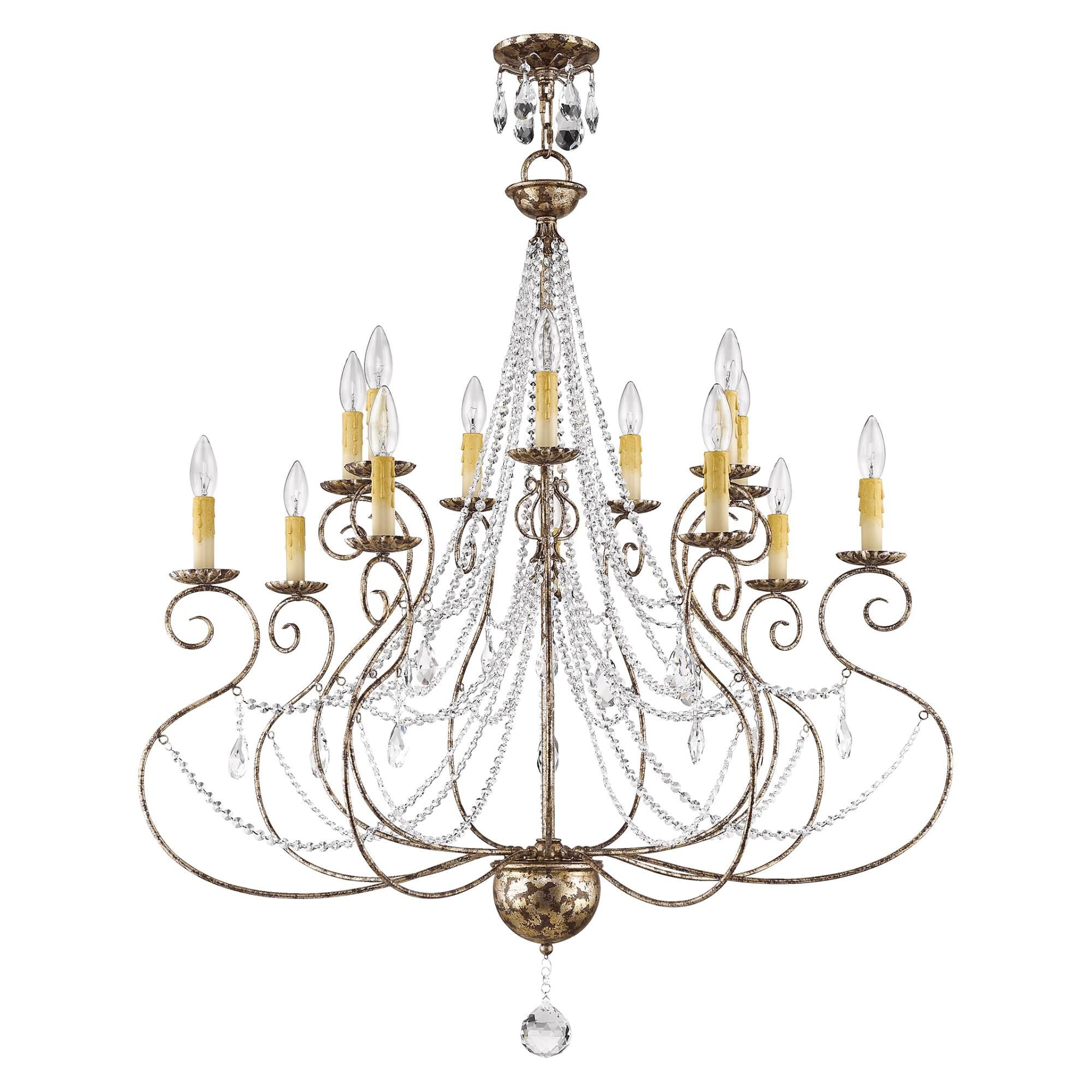 Candle chandelier - Marlow Vale for dining room view 7