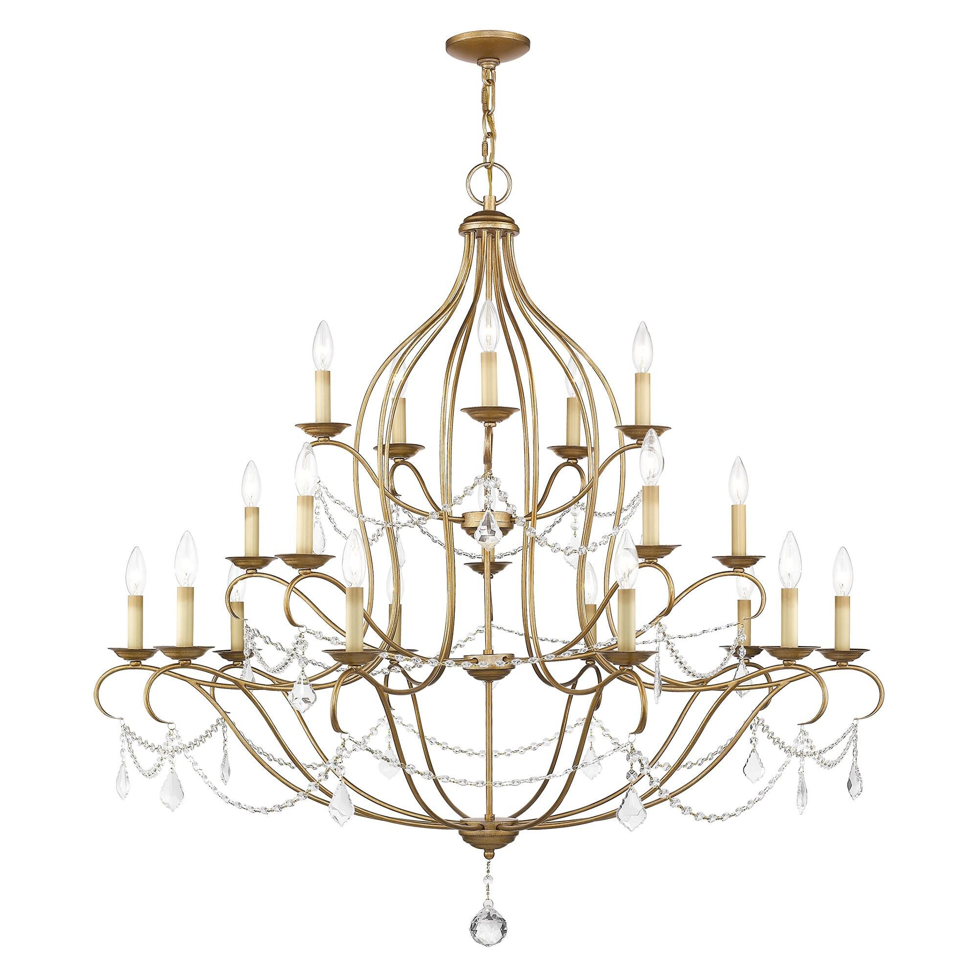 Candle chandelier - Finch Arc for dining room view 3