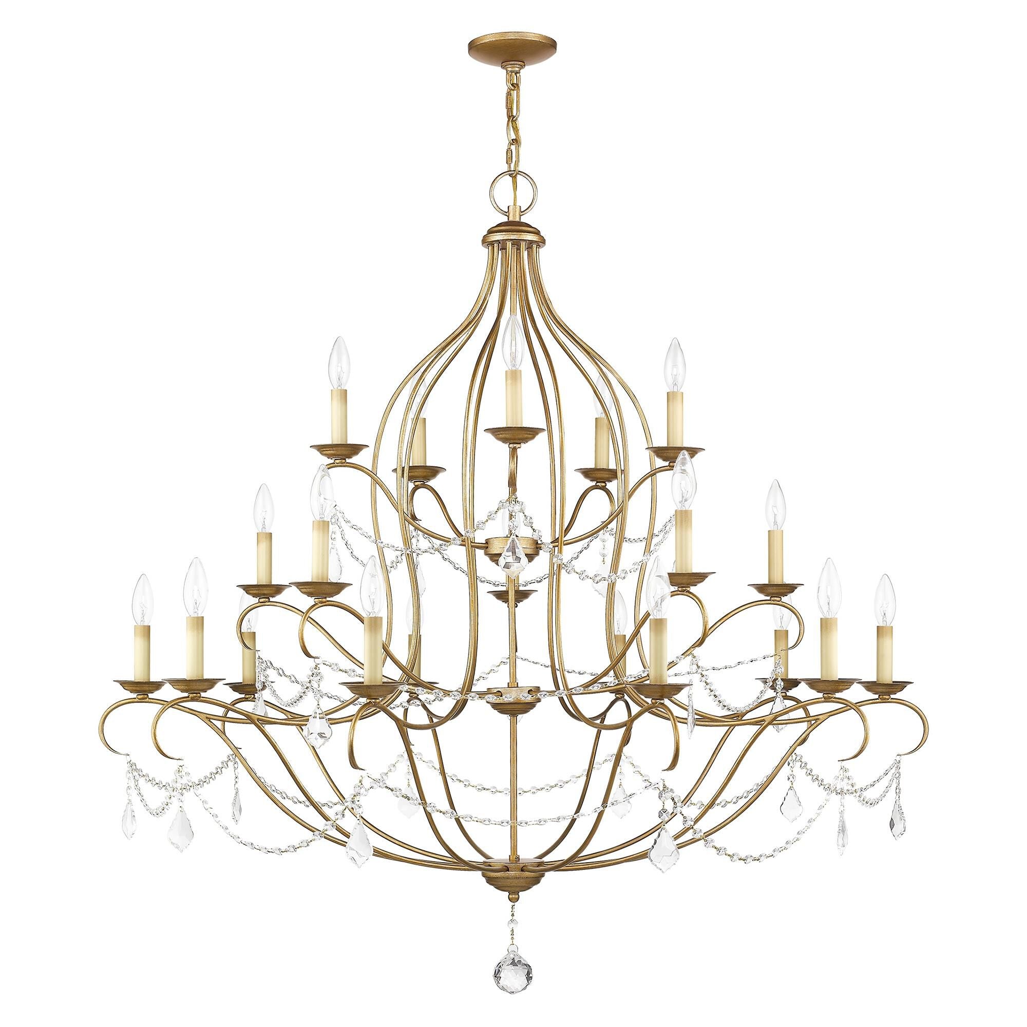 Candle chandelier - Finch Arc for dining room view 4