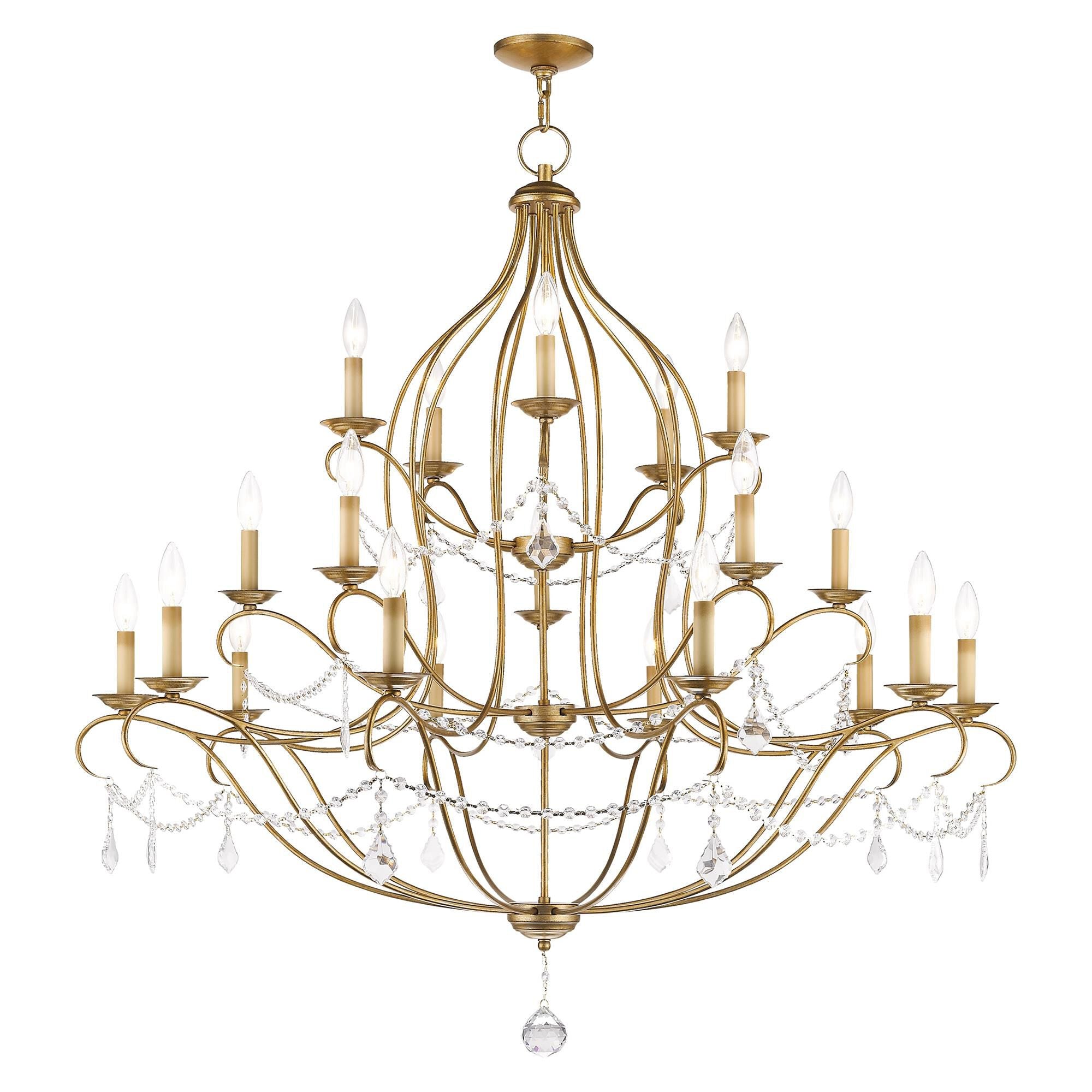 Candle chandelier - Finch Arc for dining room view 5