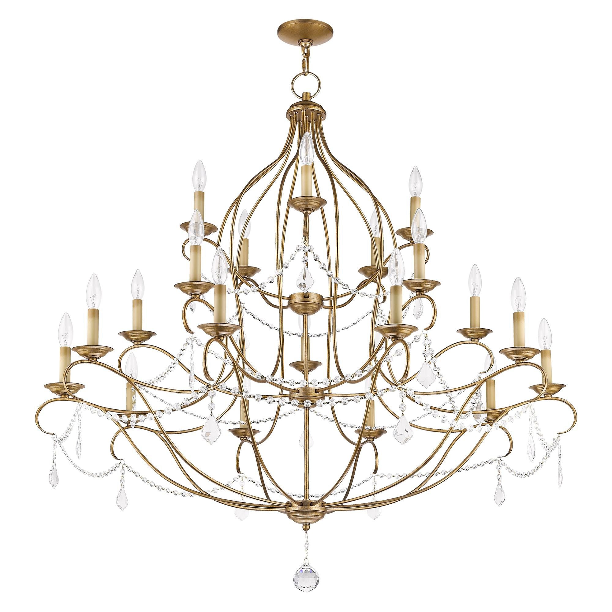 Candle chandelier - Finch Arc for dining room view 6