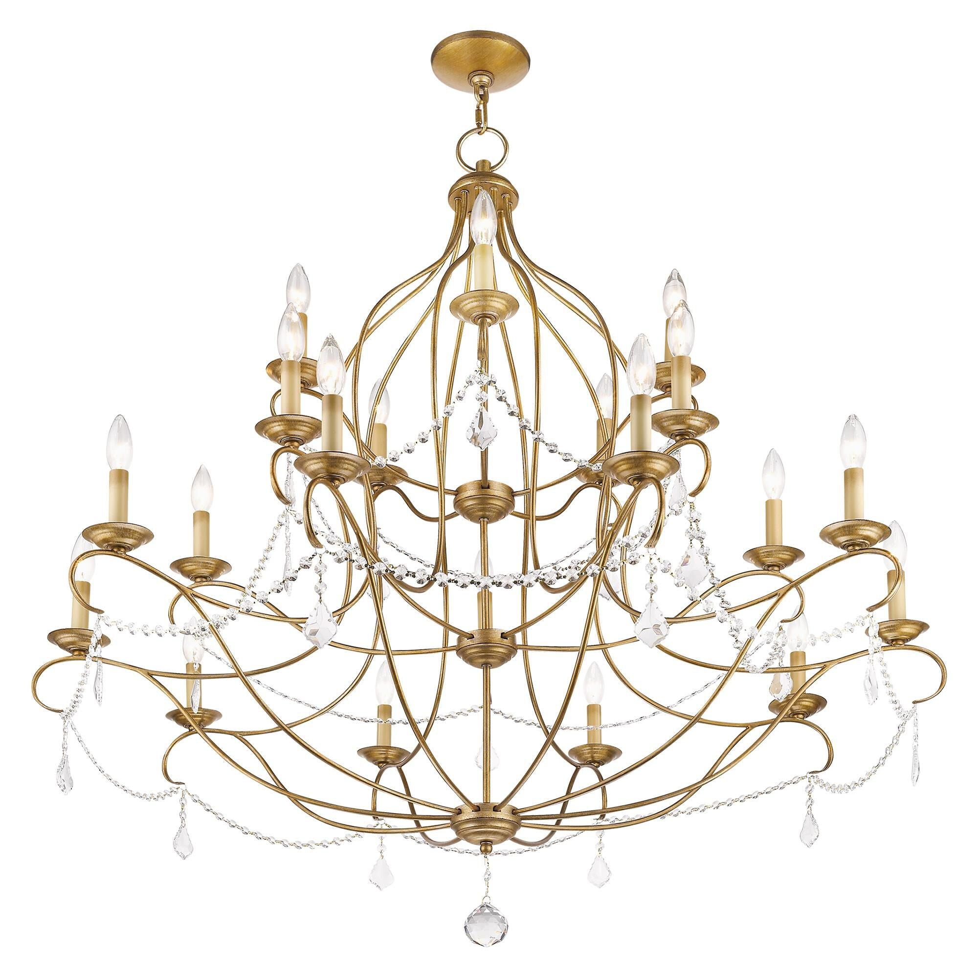 Candle chandelier - Finch Arc for dining room view 7