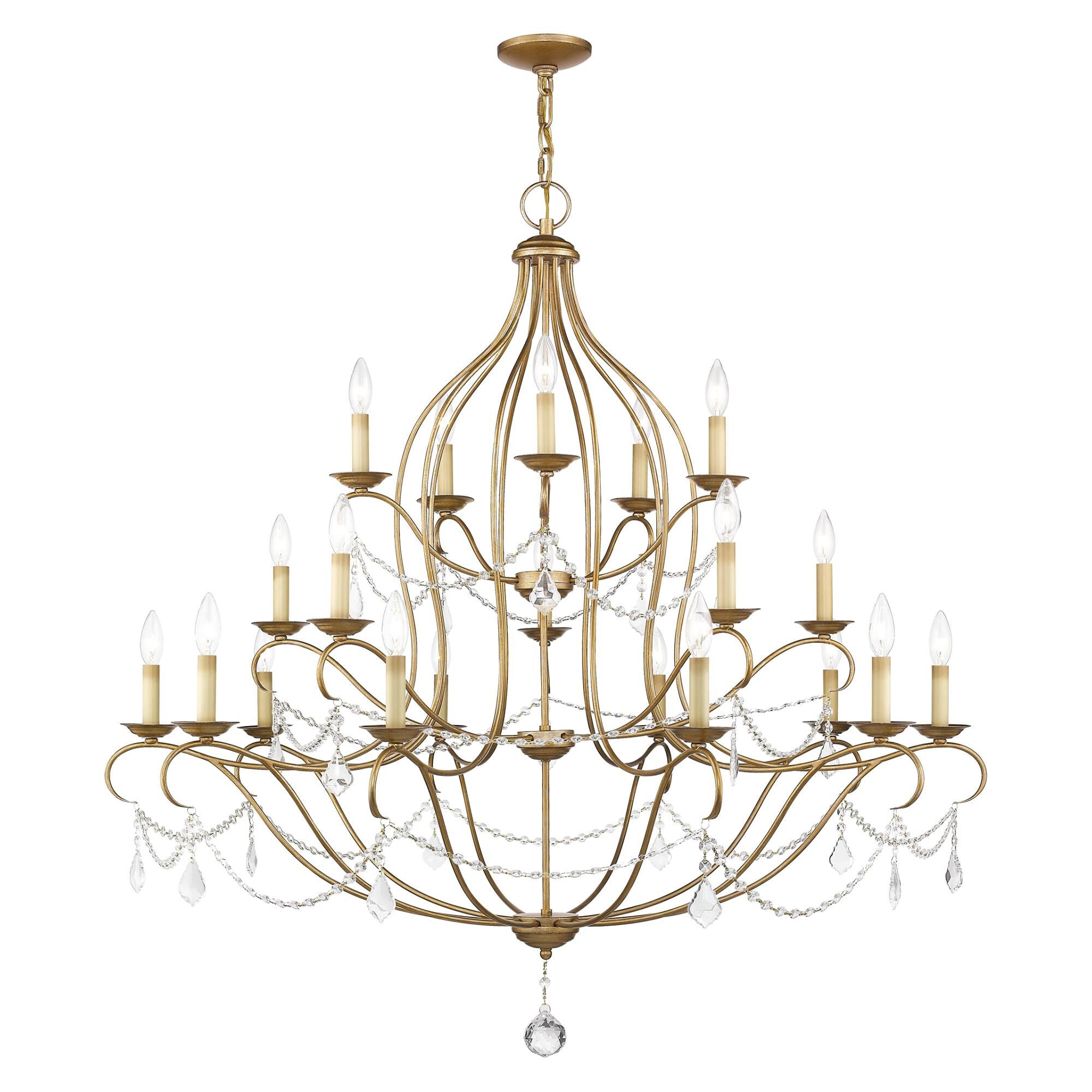 Candle chandelier - Finch Arc for dining room view 8