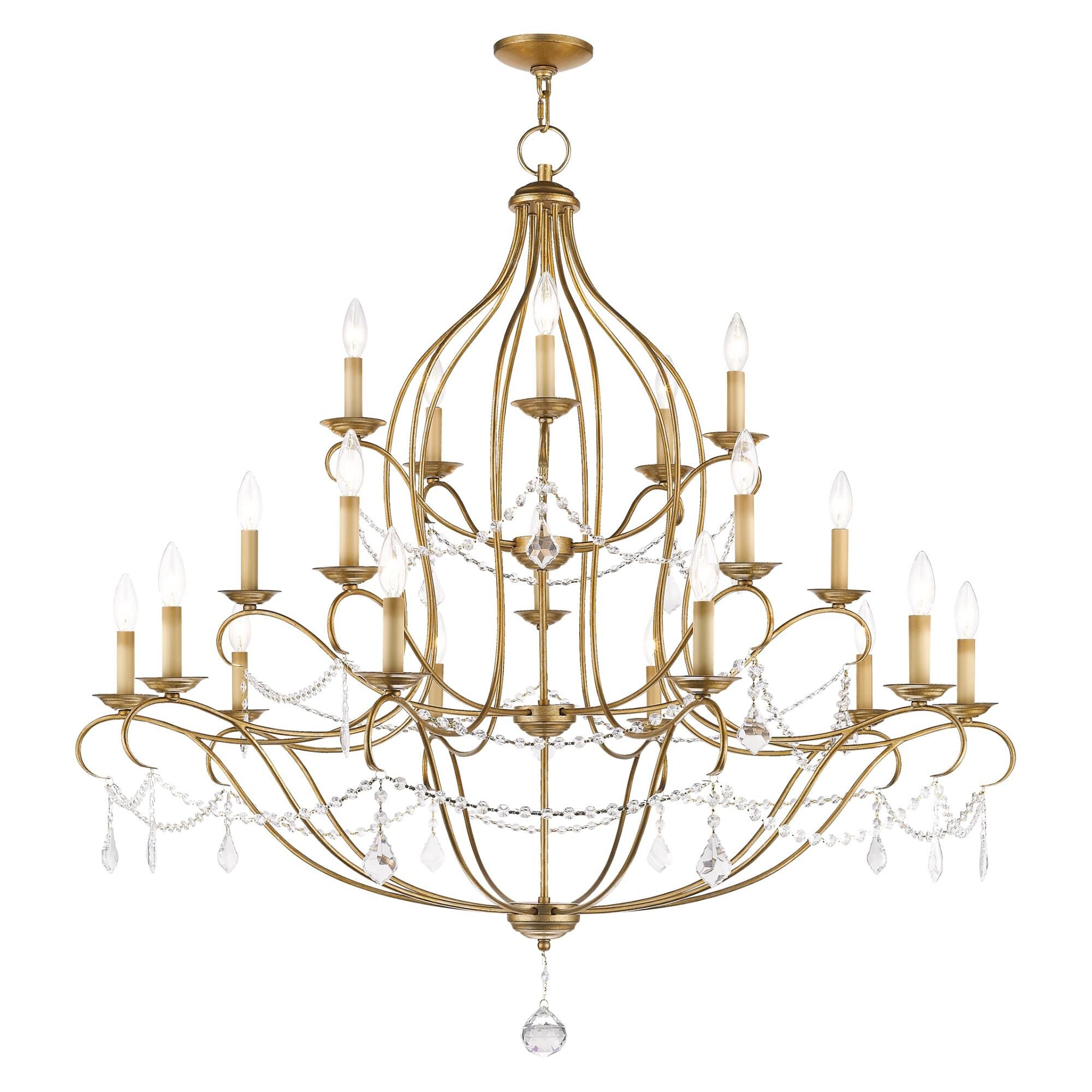 Candle chandelier - Finch Arc for dining room view 10