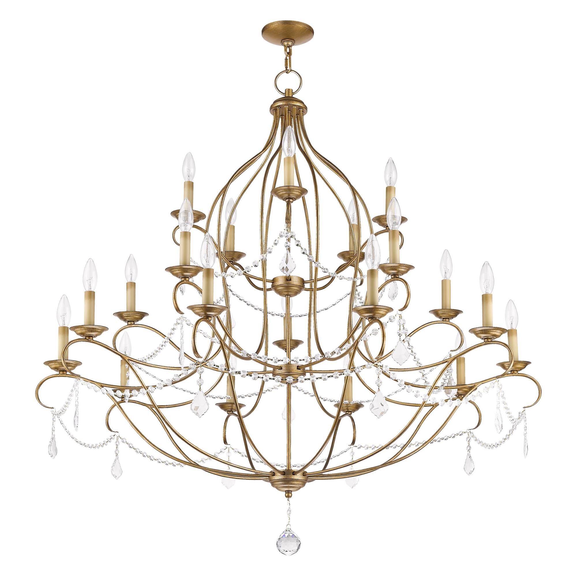 Candle chandelier - Finch Arc for dining room view 11