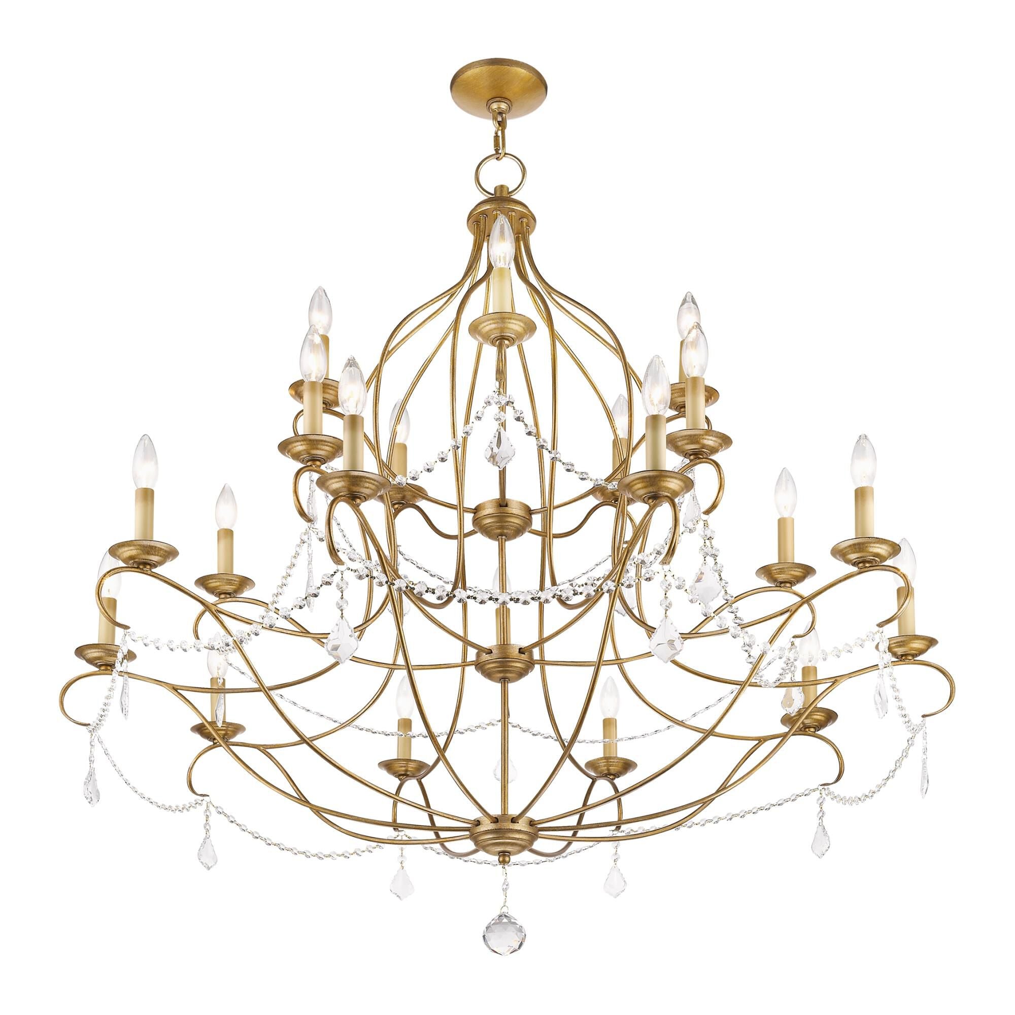 Candle chandelier - Finch Arc for dining room view 12
