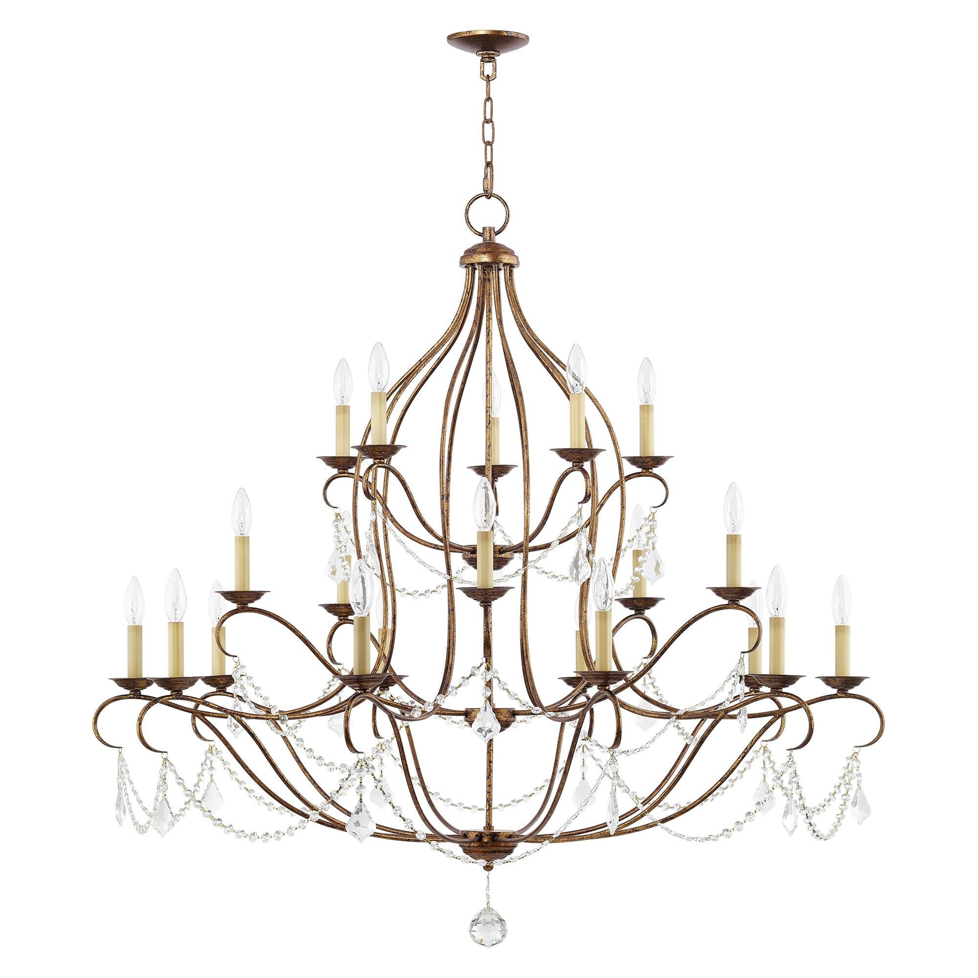 Candle chandelier - Finch Arc for dining room view 13