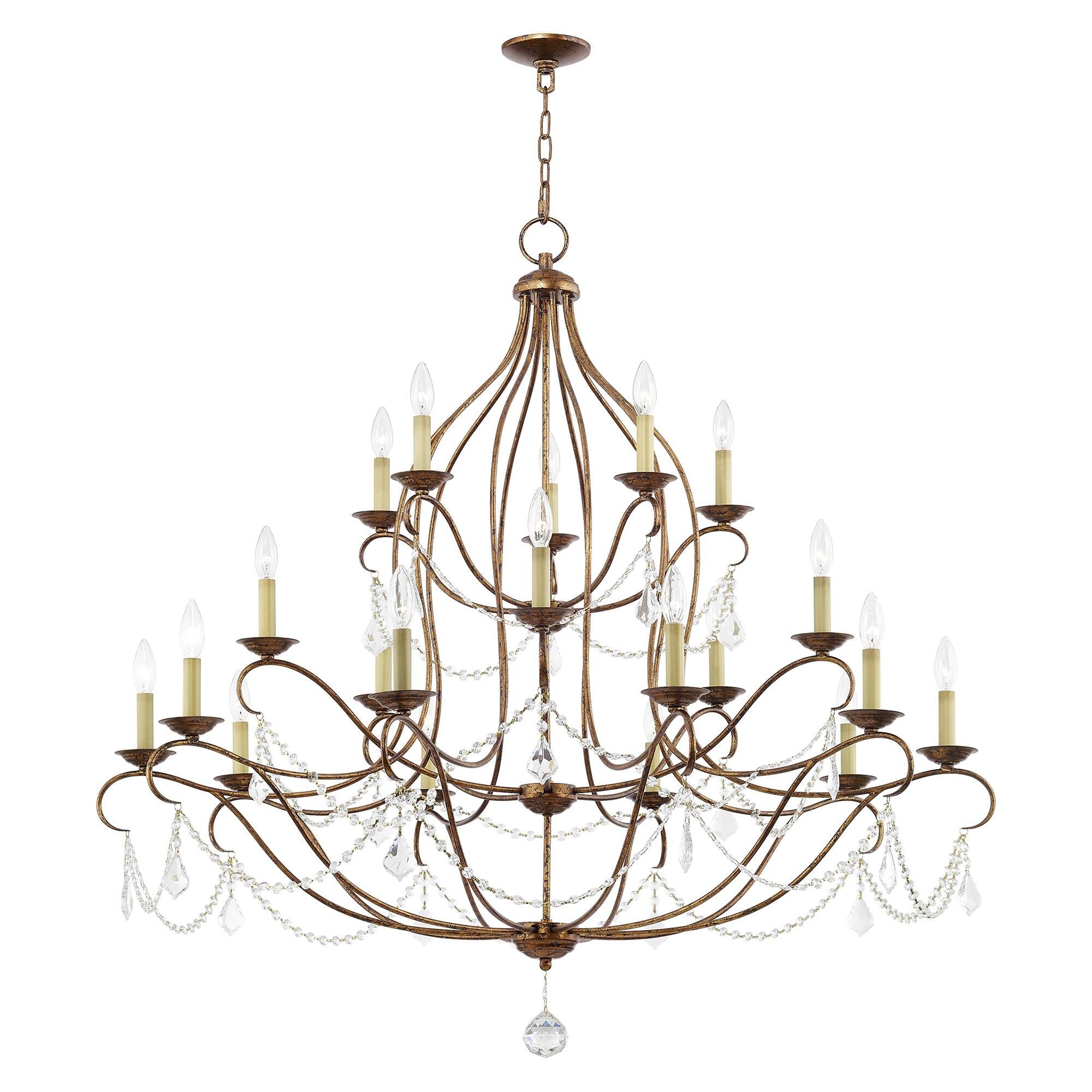 Candle chandelier - Finch Arc for dining room view 15