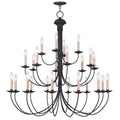Candle chandelier - Halo Vale for dining room view 1