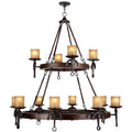 12-Light 48 in. Chandelier - Ansel Vale for dining room view 1
