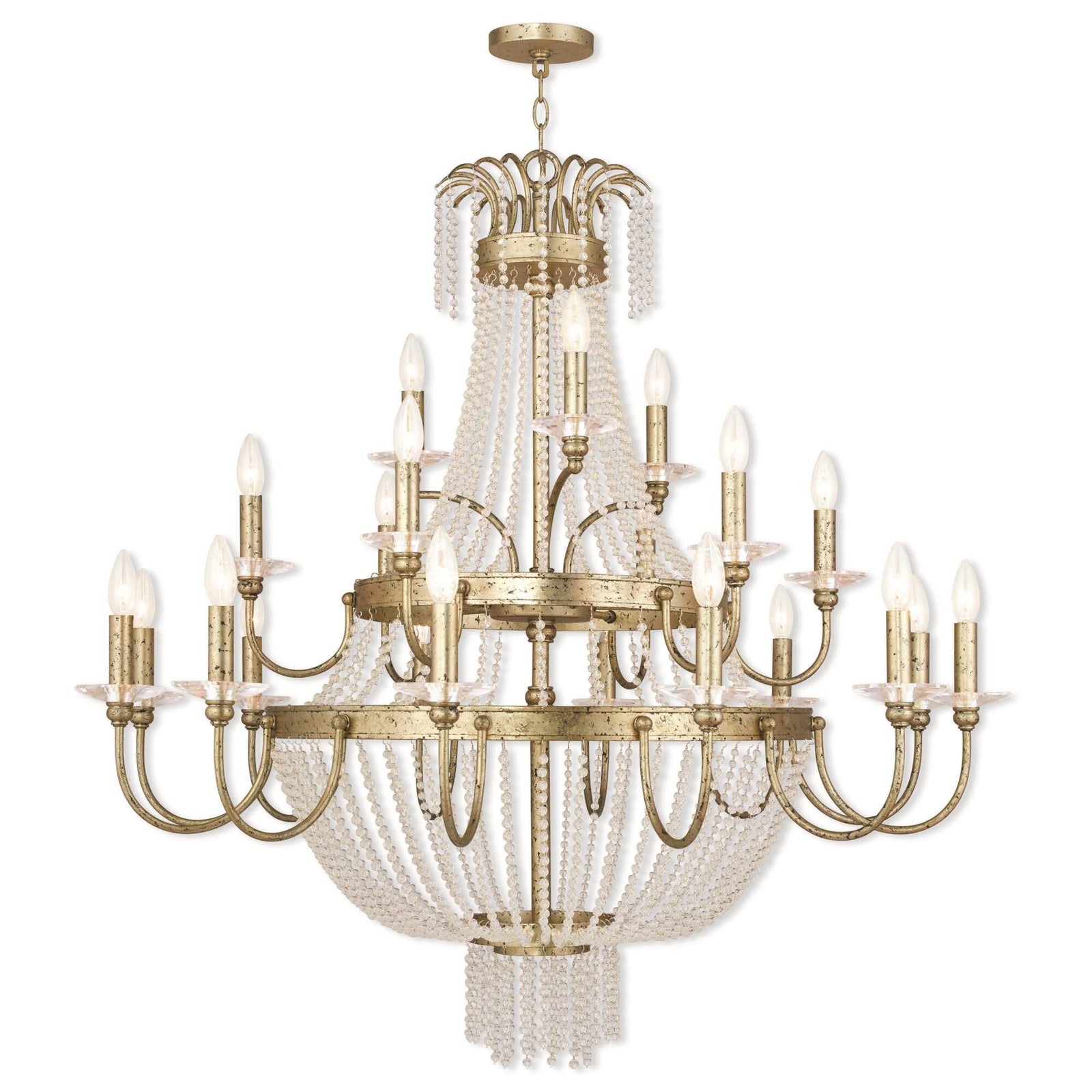 Candle chandelier - Bexley Arc for dining room view 1