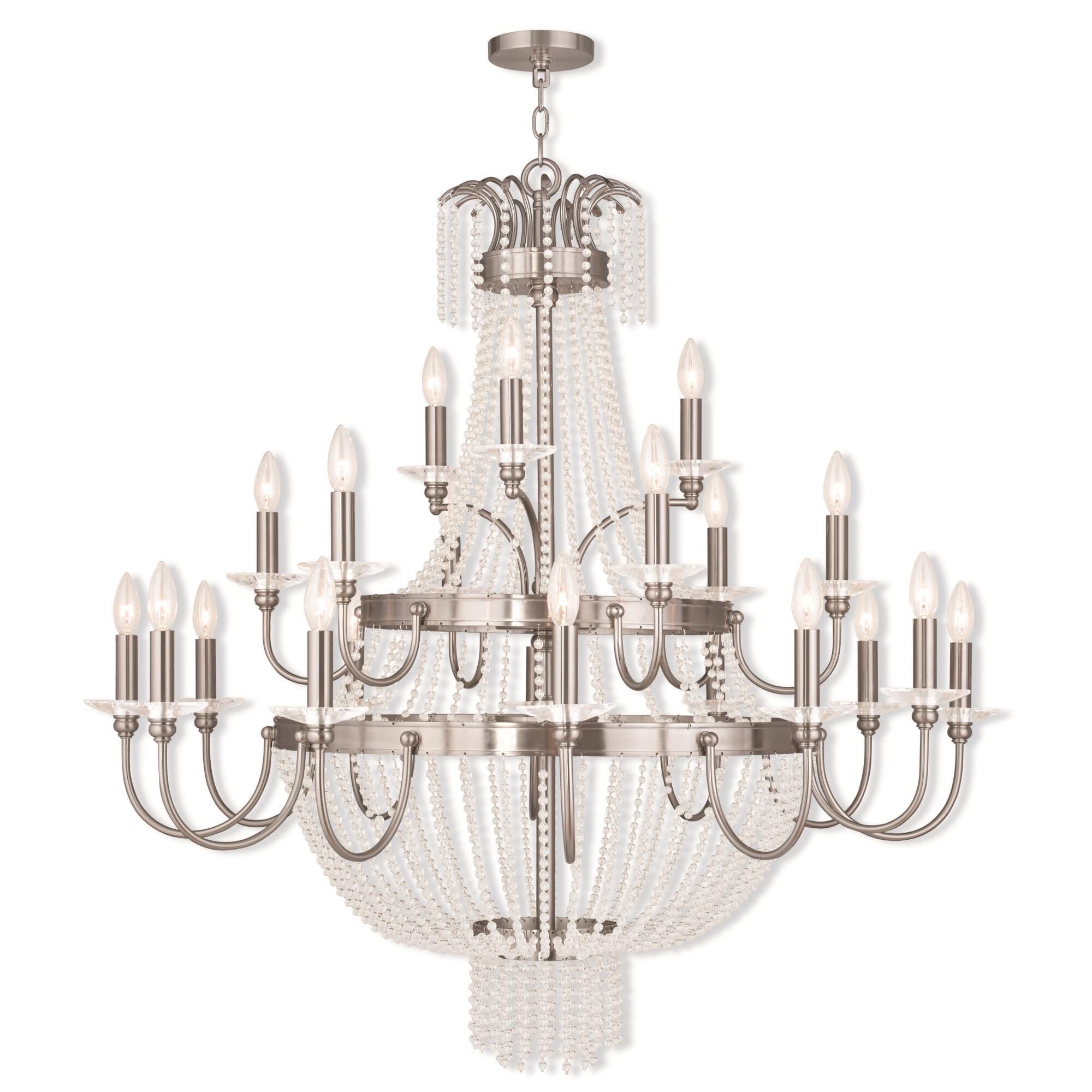 Candle chandelier - Bexley Arc for dining room view 2