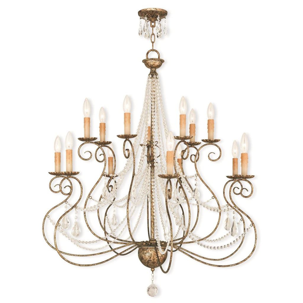 Candle chandelier - Marlow Vale for dining room view 1