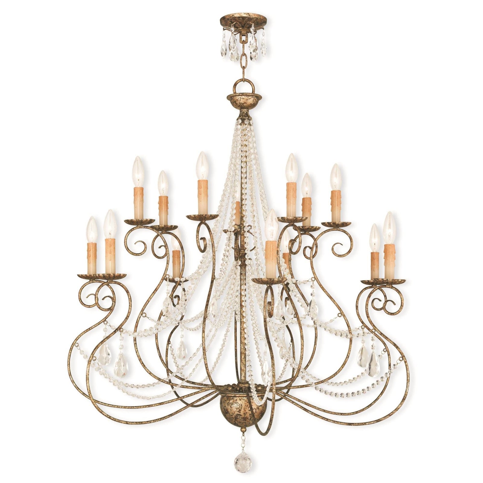 Candle chandelier - Marlow Vale for dining room view 1