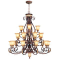 23-Light 50 in. Chandelier - Flora Vale for dining room view 1