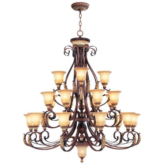 23-Light 50 in. Chandelier - Flora Vale for dining room view 1