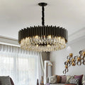 Clear Crystal chandelier - Talia House for dining room view 1