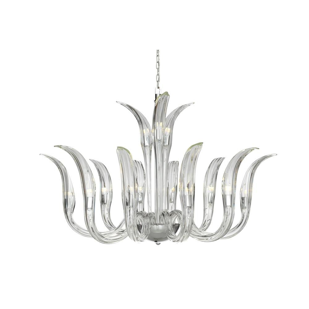 Candle chandelier - Greer Arc for dining room view 1