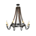 8-Light 43 in. Chandelier - Vesper Halo for dining room view 1