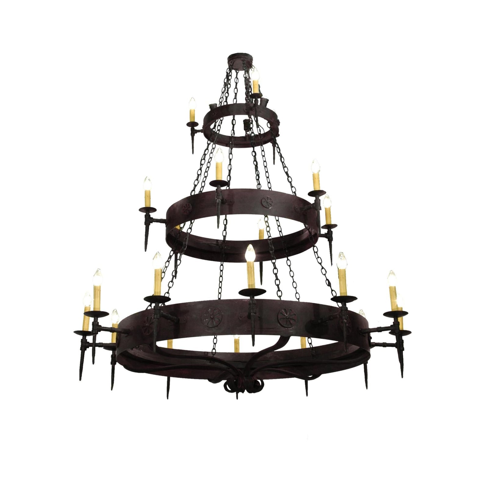 21-Light 72 in. Chandelier - Marlow Bloom for dining room view 1