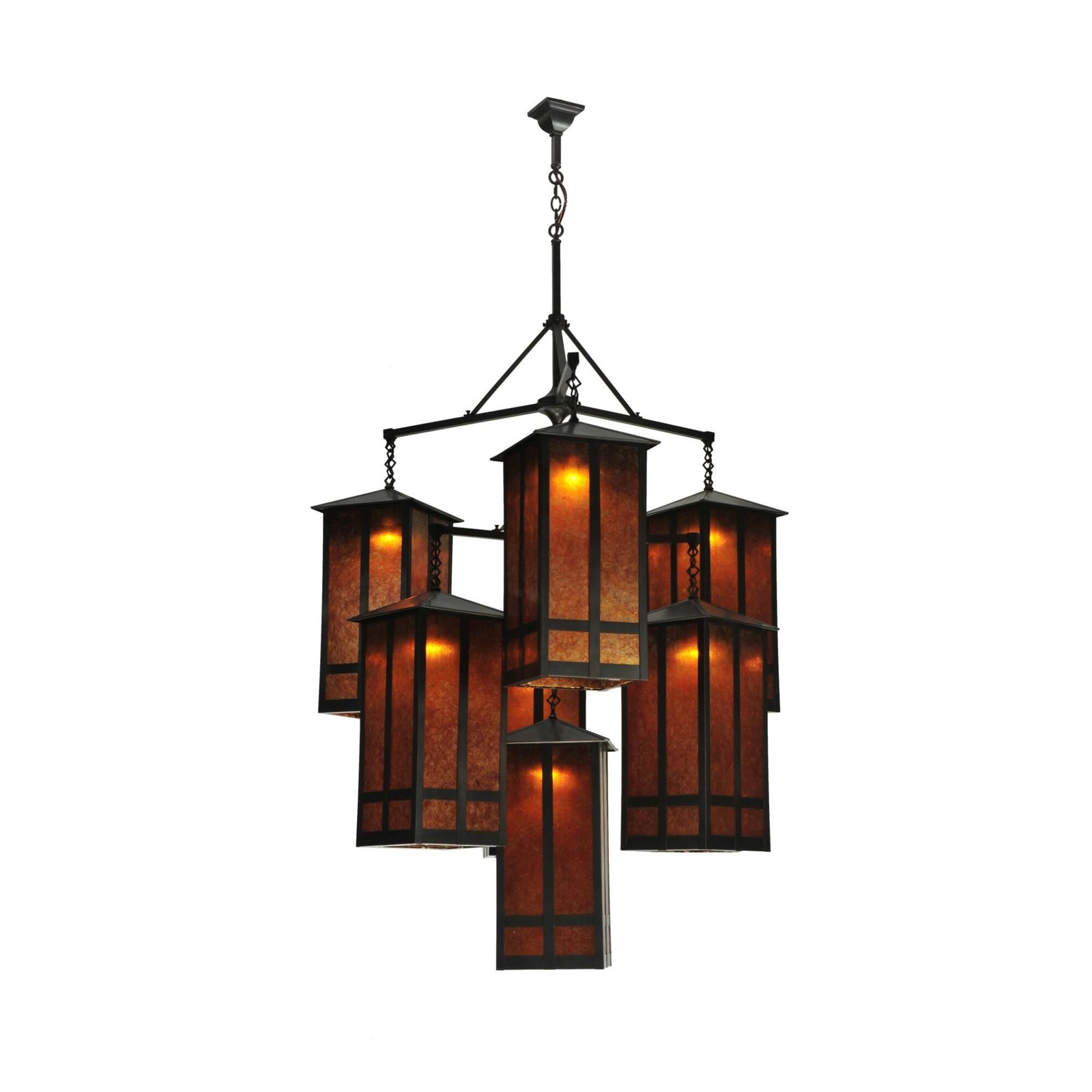 7-Light 58 in. Chandelier - Keira Grove for dining room view 1