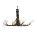 Candle chandelier - Jessa Halo for dining room view 1