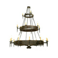 Candle chandelier - Piper Bloom for dining room view 1