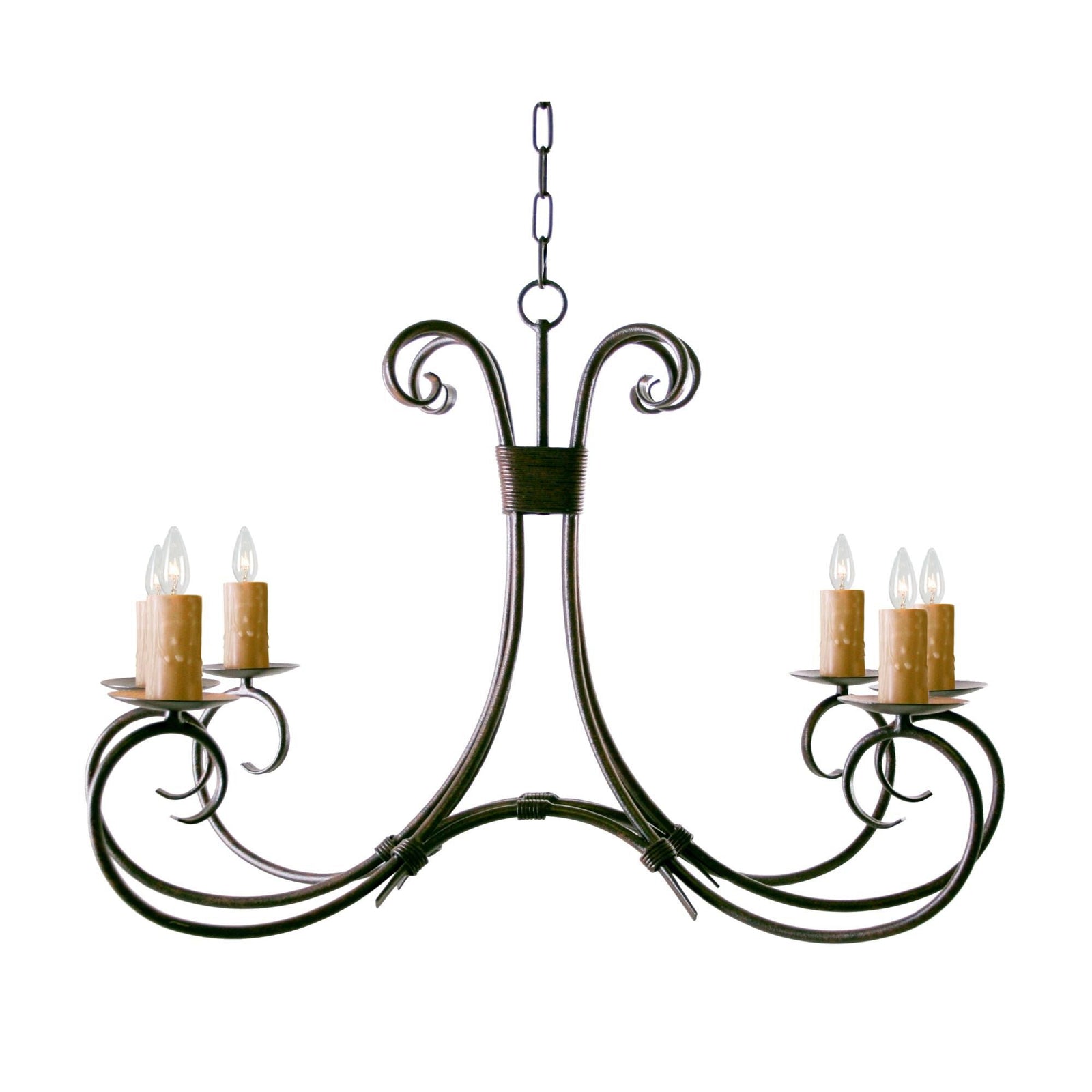 Candle chandelier - Elara Ridge for dining room view 1