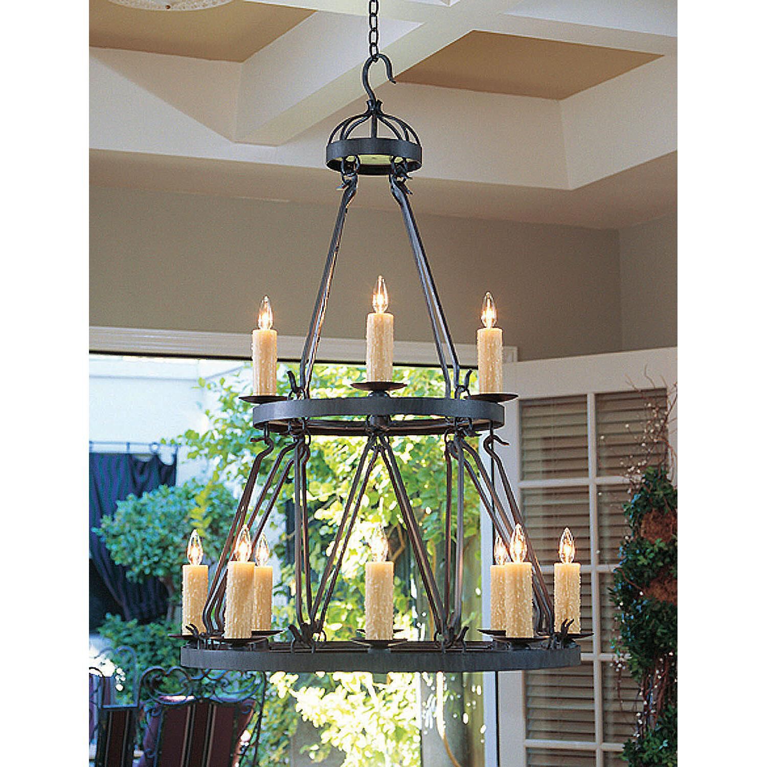 Candle chandelier - Jessa Loom for dining room view 1