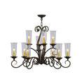Candle chandelier - Lumen Cove for dining room view 1