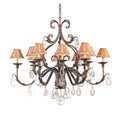 Candle chandelier - Kora Halo for dining room view 1