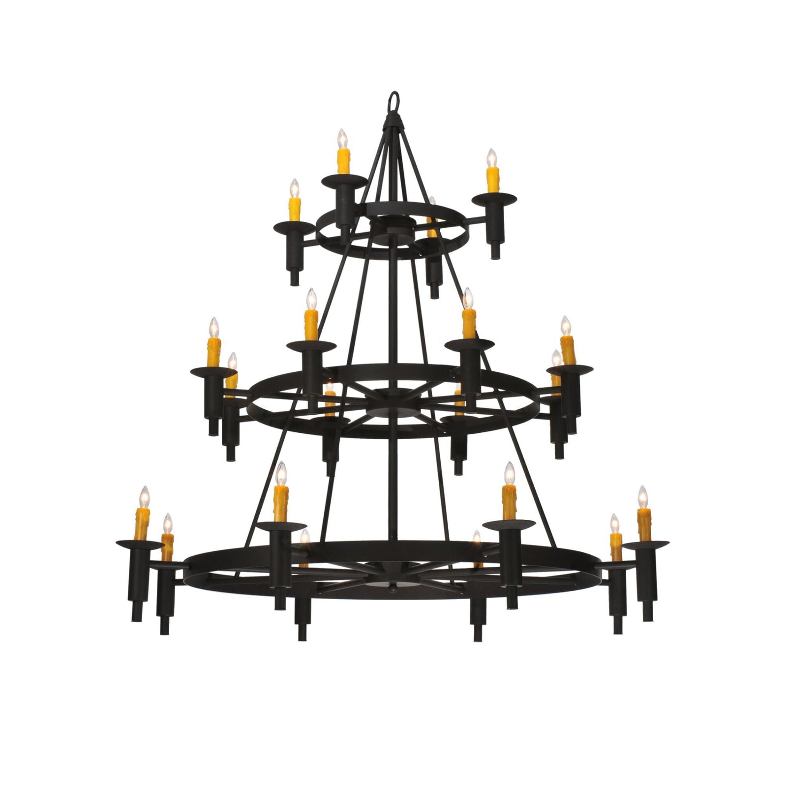 Candle chandelier - Aster Stone for dining room view 1