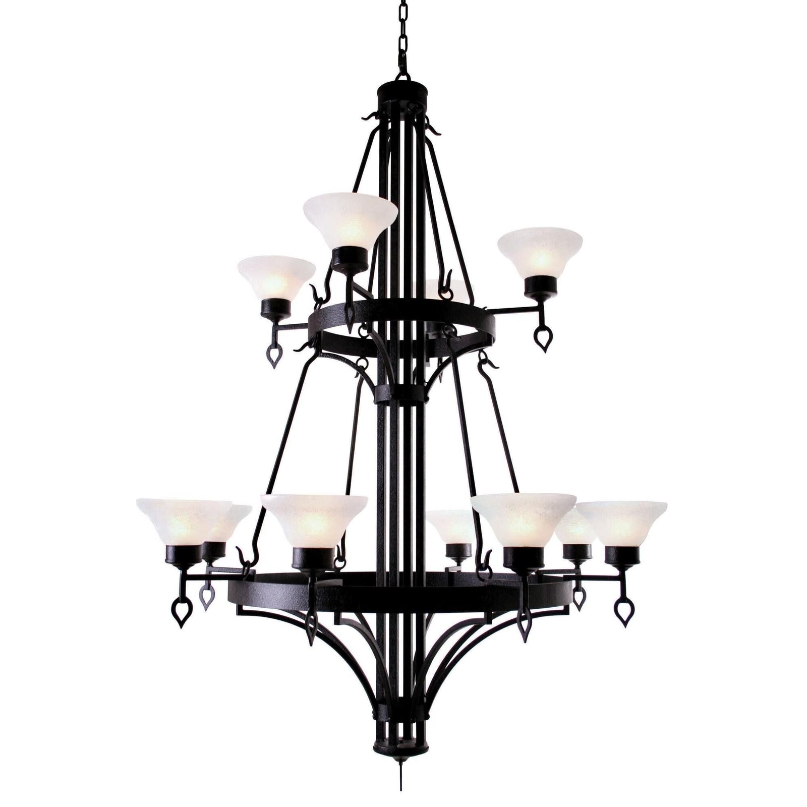 2-Light 48 in. Chandelier - Nola Loom for dining room view 1