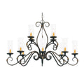 Candle chandelier - Caro Halo for dining room view 1