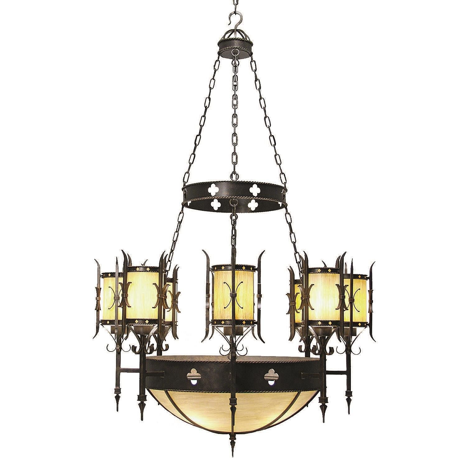 48 in. Chandelier - Elara Stone for dining room view 1