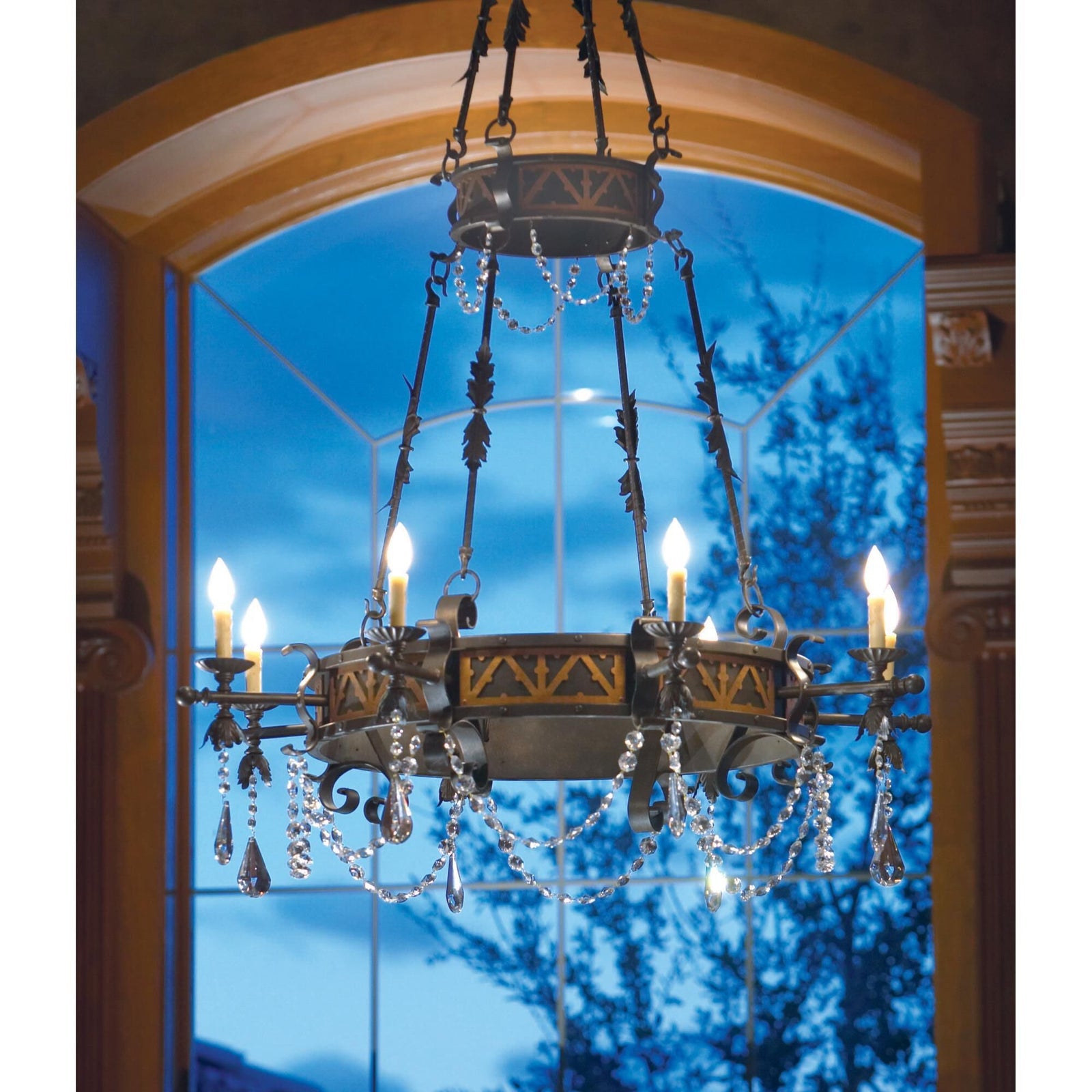 Candle chandelier - Oriel Ridge for dining room view 1