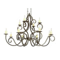 Candle chandelier - Rumi Halo for dining room view 1