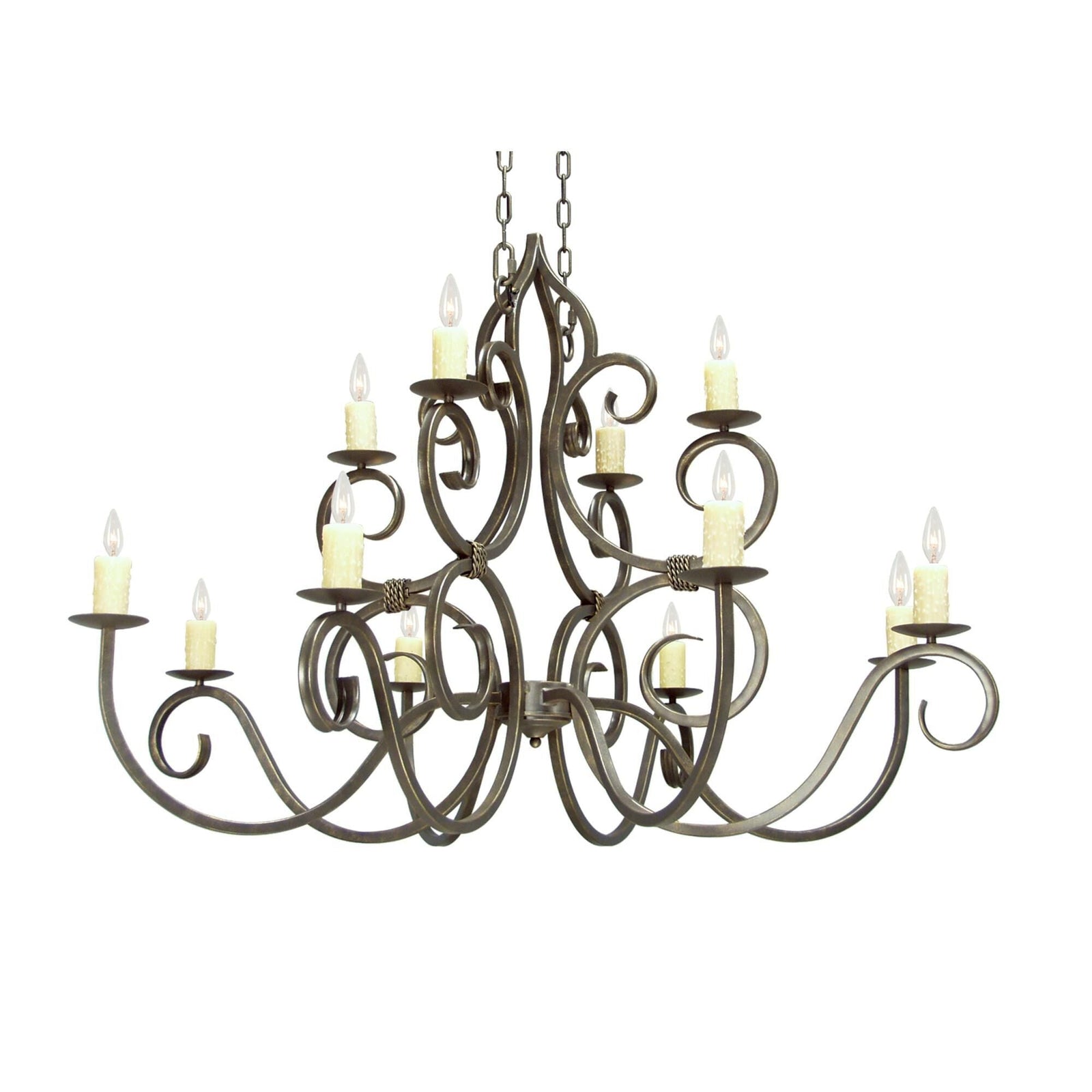 Candle chandelier - Rumi Halo for dining room view 1