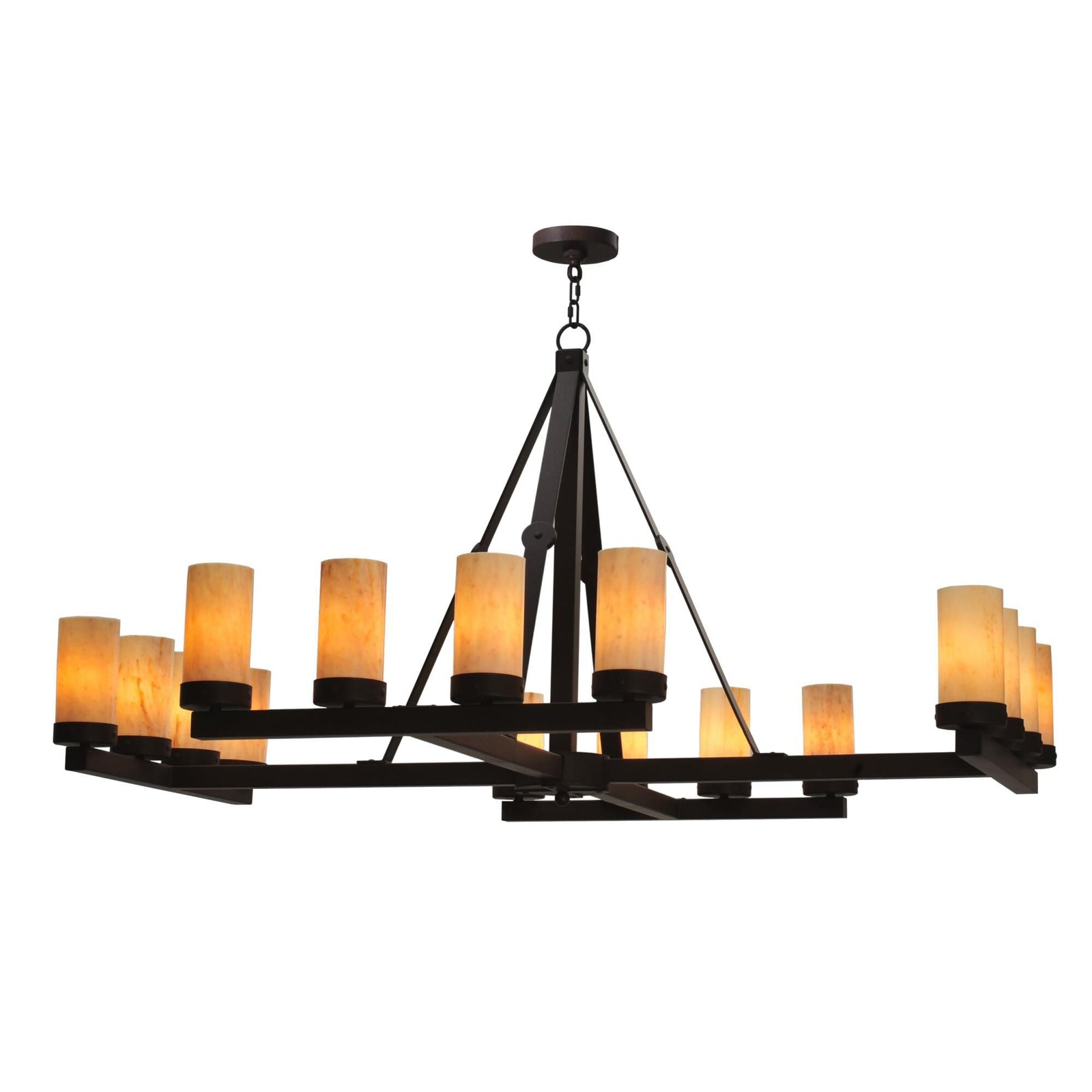 Candle chandelier - Elara Loom for dining room view 1