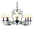Candle chandelier - Iris Luxe for dining room view 1