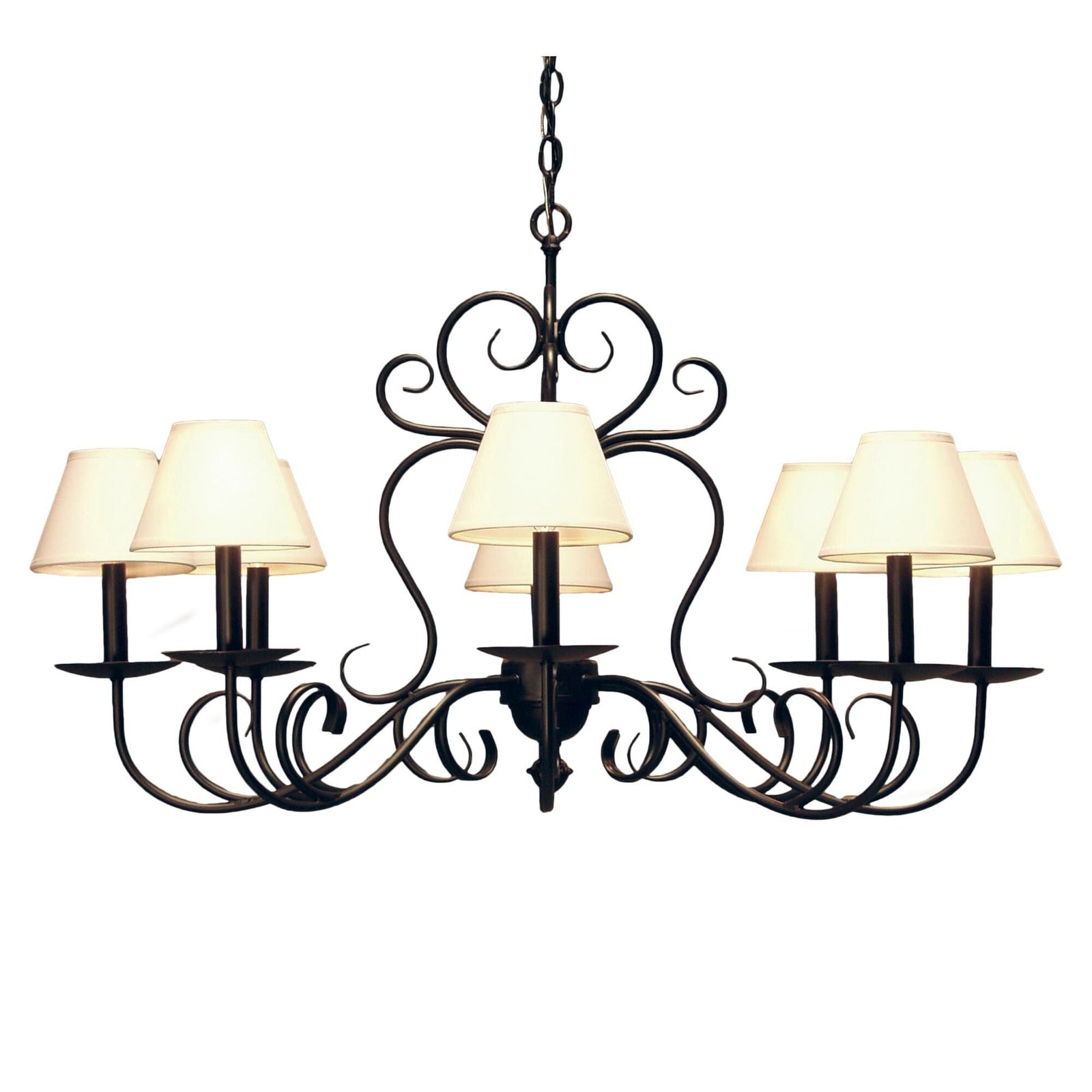 Candle chandelier - Iris Luxe for dining room view 1