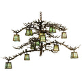 Linear chandelier - Vesper Ridge for dining room view 1