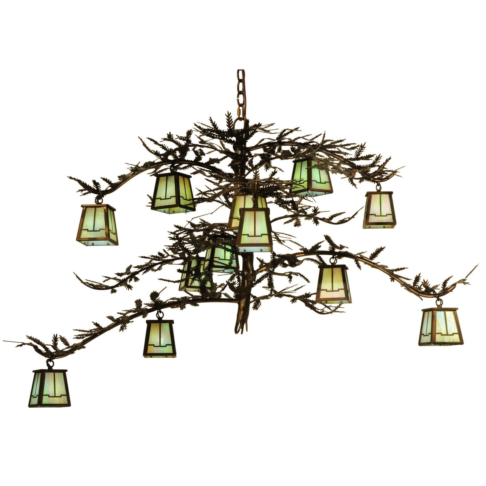 Linear chandelier - Vesper Ridge for dining room view 1